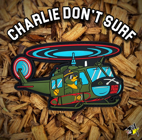 Zero Fucks Duck® Air Cav Huey PVC Morale Patch