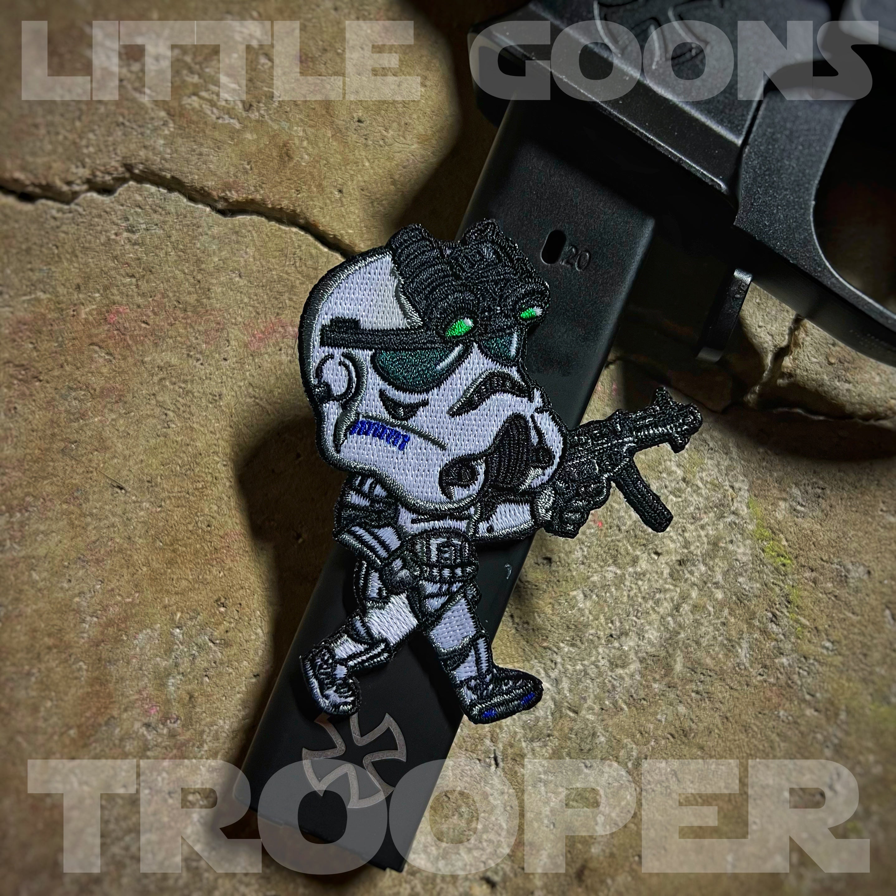 Dangerous Goods®️ Little Goons Action Figure Morale Patch - Trooper