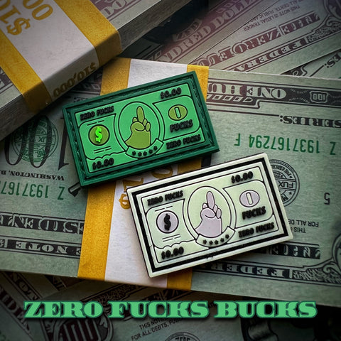 Zero Fucks Bucks Ranger Eye Patch Series