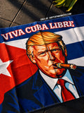 President Trump VIVA CUBA LIBRE Flag - 3 feet x 5 feet