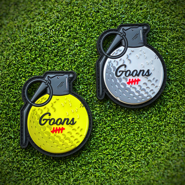 Dangerous Goods®️ Goons Golf V-40 Grenade Ball PVC Patch
