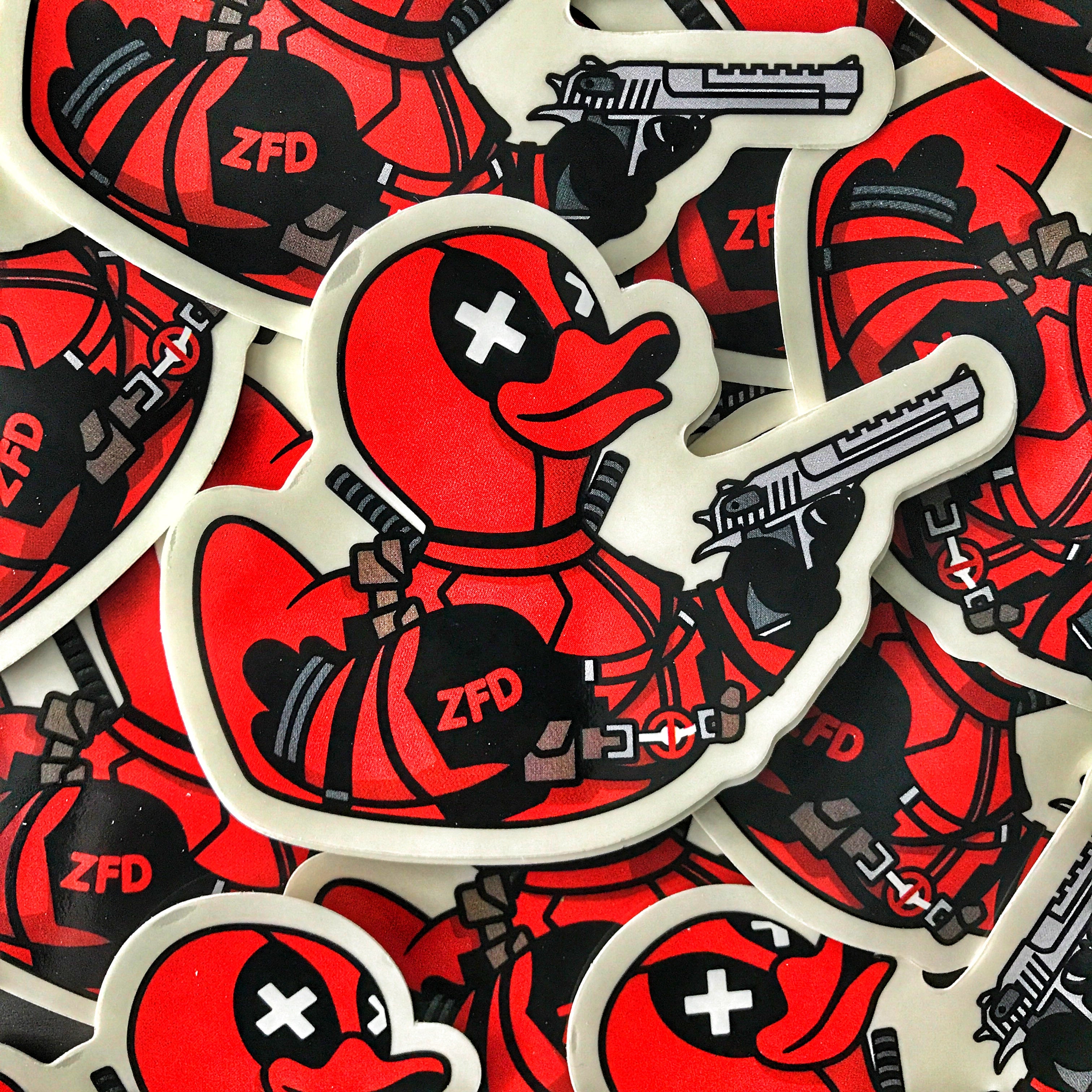 Zero Fucks Duck® Duckpool Sticker - V1