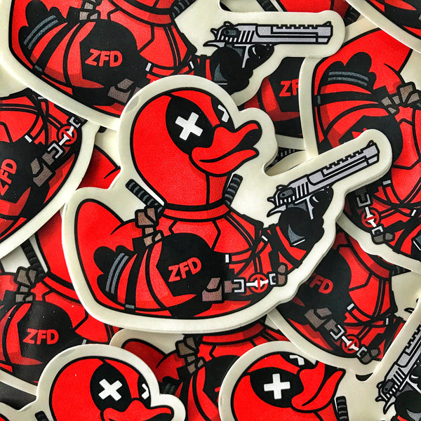 Zero Fucks Duck® Duckpool Sticker - V1