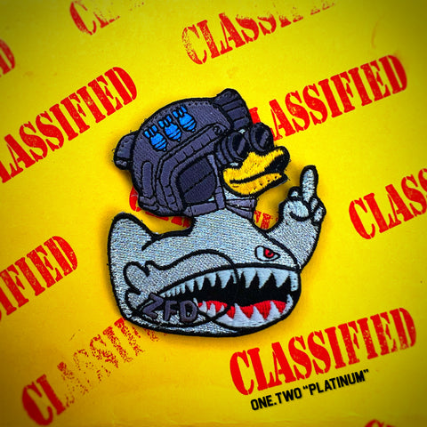 Zero Fucks Duck®️ Classified Series Morale Patch - 1.2 “Platinum”