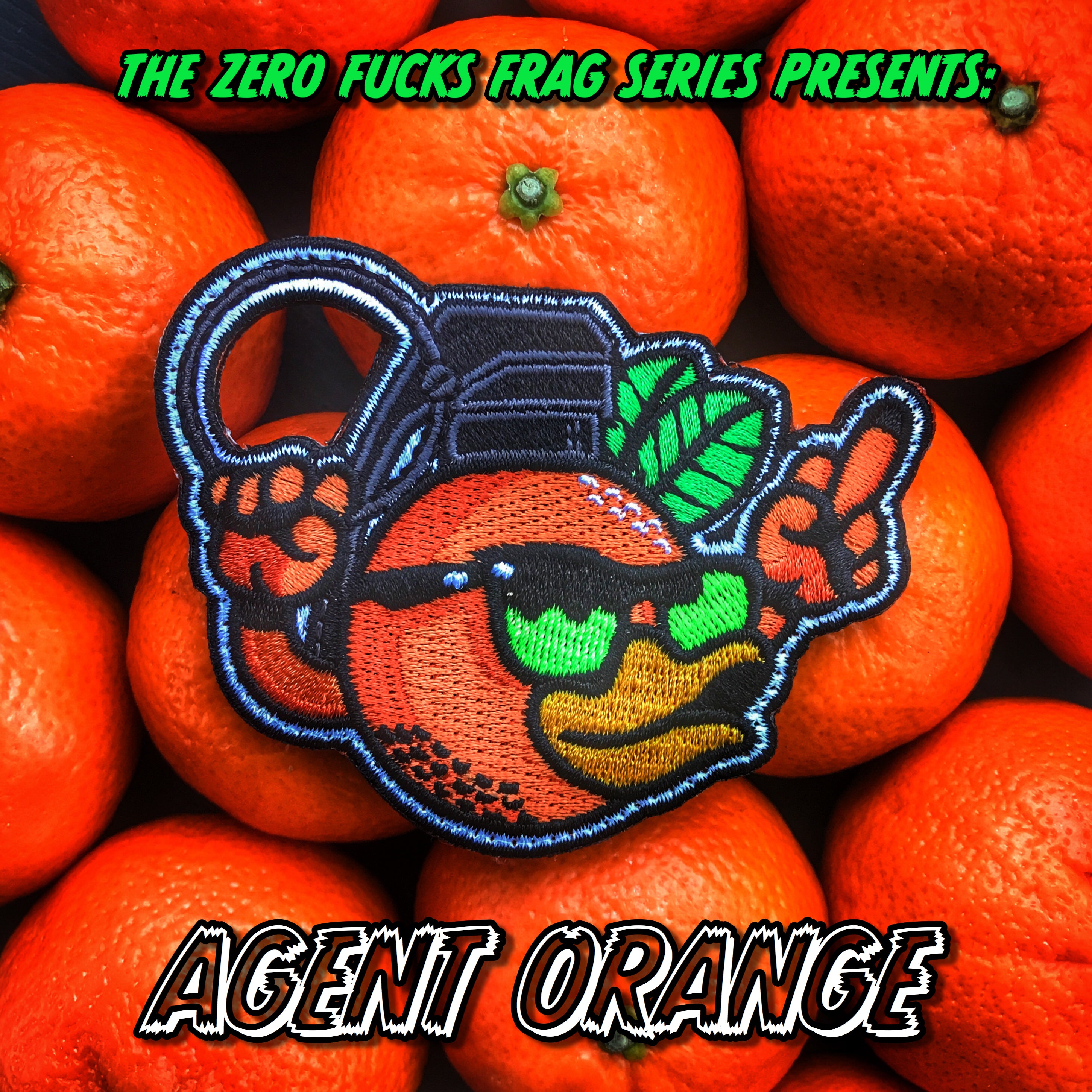 Zero Fucks Frag ZFD™️ Morale Patch - Agent Orange