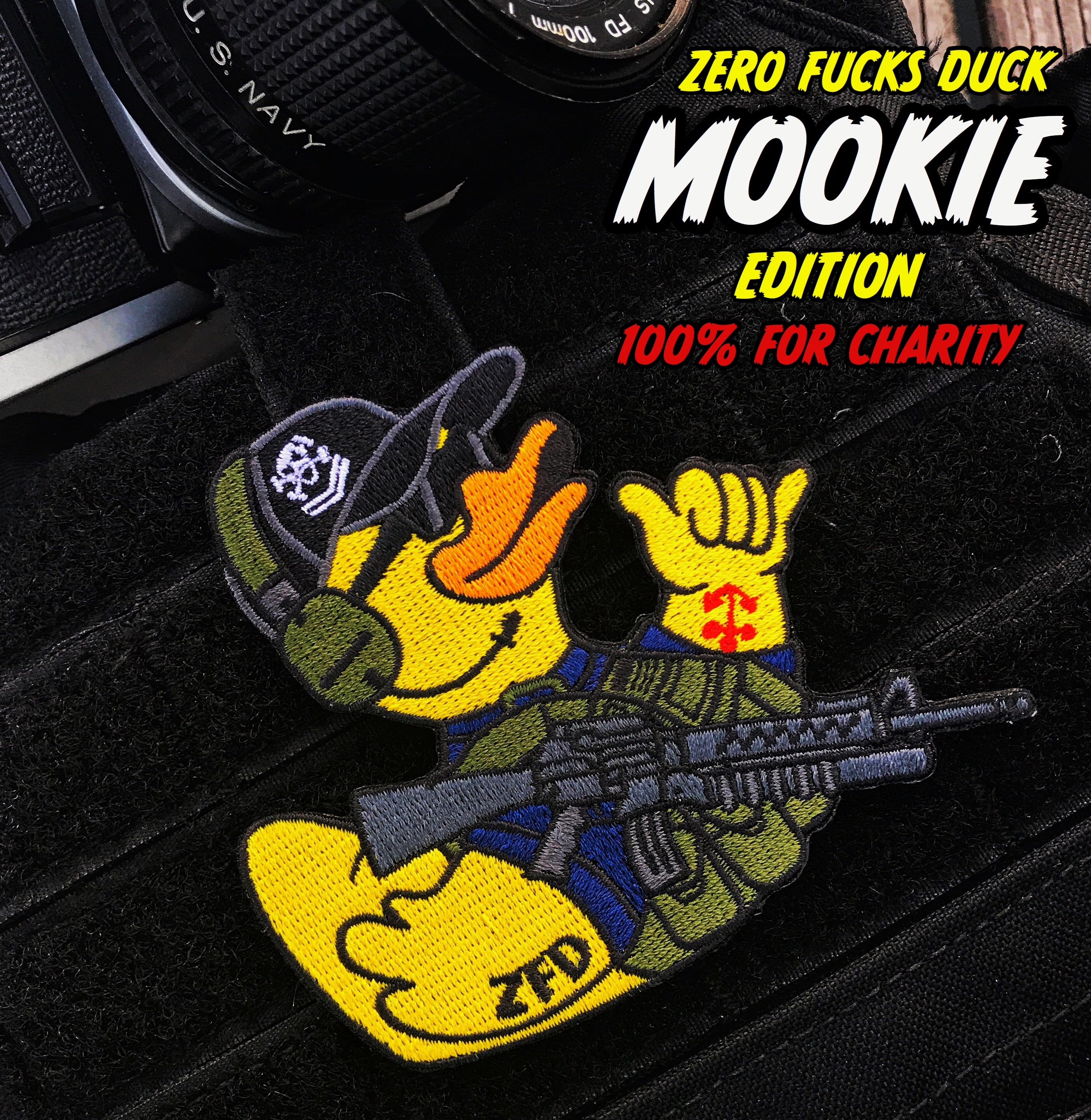 VAULT - Zero Fucks Duck ZFD Contractor Morale Patch - Mookie Edition