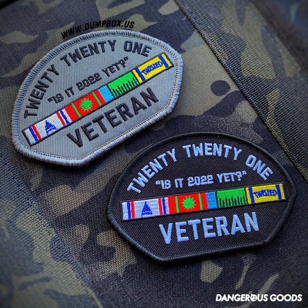 Dangerous Goods®️ 2021 Veteran Morale Patch - 2 Color Options