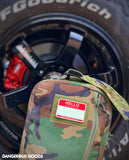 Dangerous Goods® HELLO Back The Fuck Up Name Tag PVC Morale Patch - 2 Colors