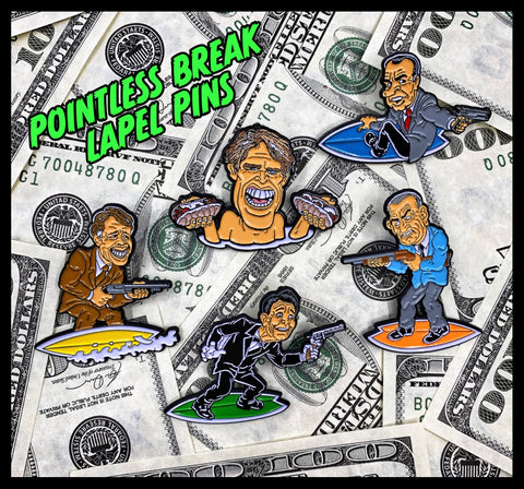 Dangerous Goods®️ x Steve Nazar ‘POINTLESS BREAK’ Lapel Pin Series