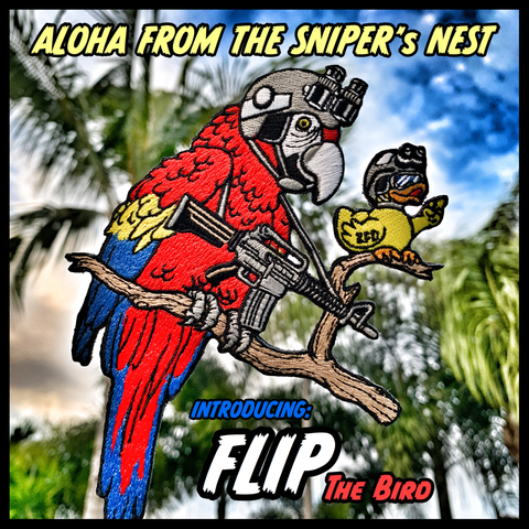 VAULT - ZFD X Steve Nazar Present Flip the Bird & Zero Fucks Duck Morale Patch