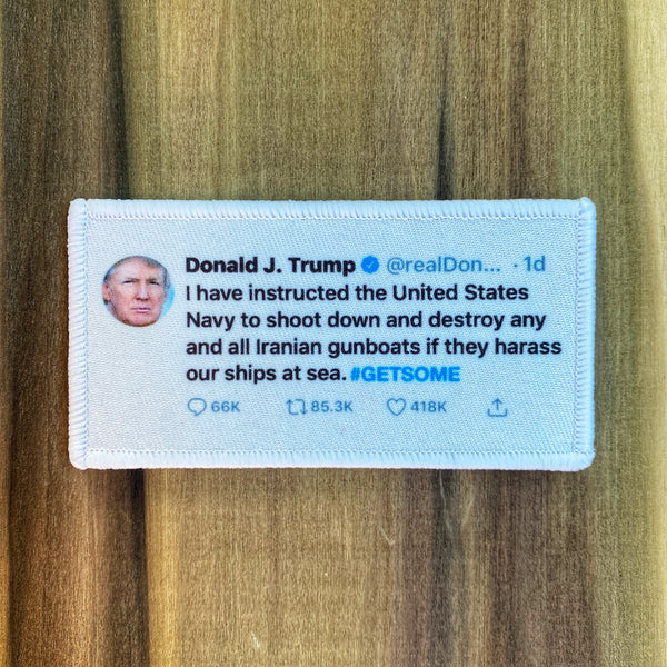 President Donald Trump Twitter War Morale Patch