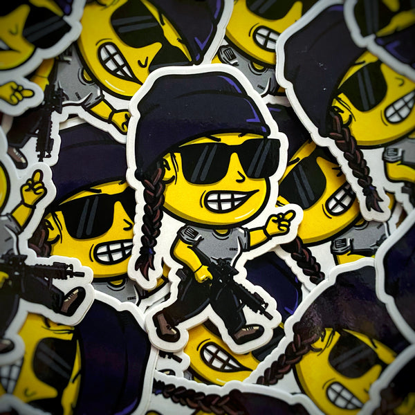 Little Goons Danger Jane USMC Operator Patch & Sticker Set - Callsign: Miss Mila