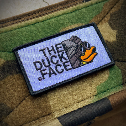 Zero Fucks Duck®️ Duck Face Morale Patch - White