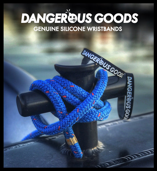 Dangerous Goods® Brand Recon Black Silicone Wristband