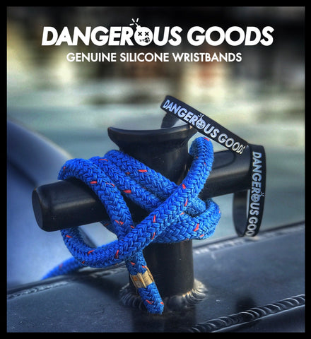 Dangerous Goods® Brand Recon Black Silicone Wristband