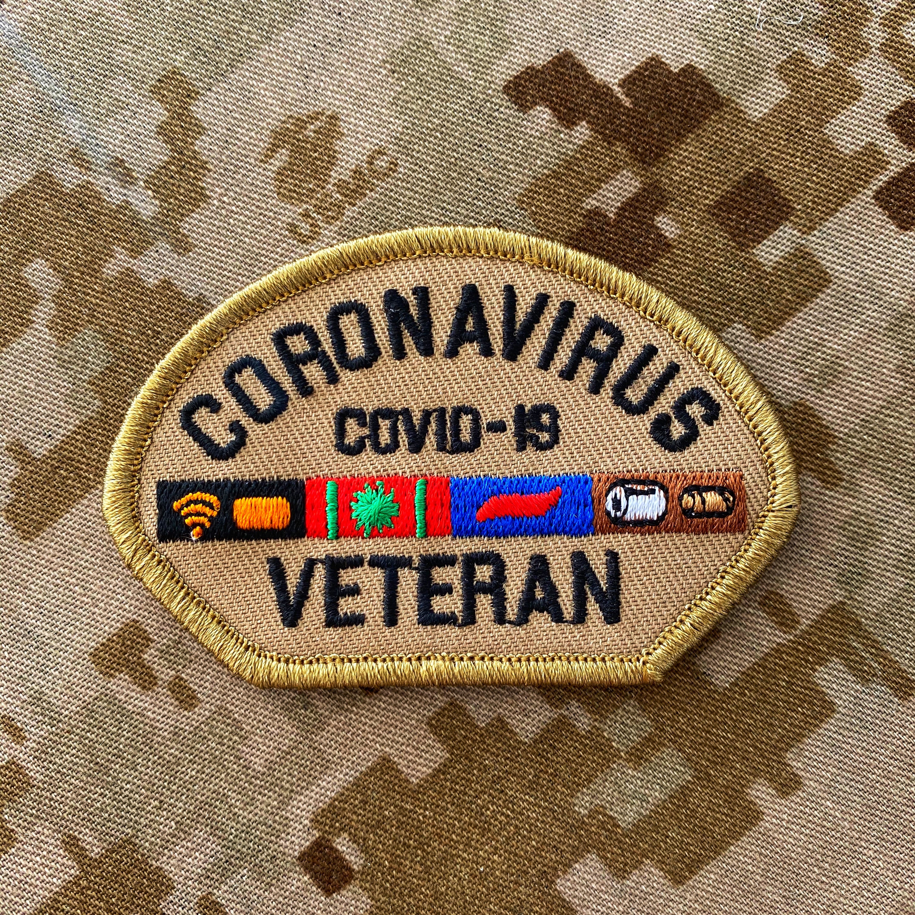 Dangerous Goods® Coronavirus Veteran Morale Patch - FDE