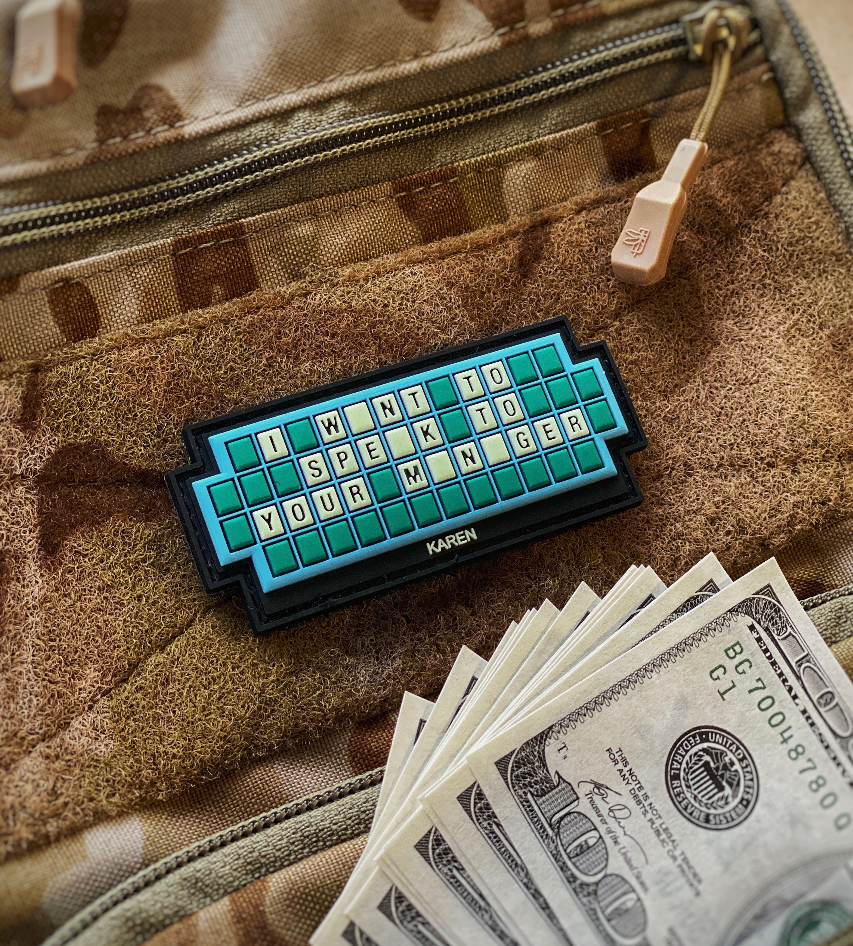 Dangerous Goods®️ “I Want To Speak To Your Manager” Karen Puzzle PVC Morale Patch