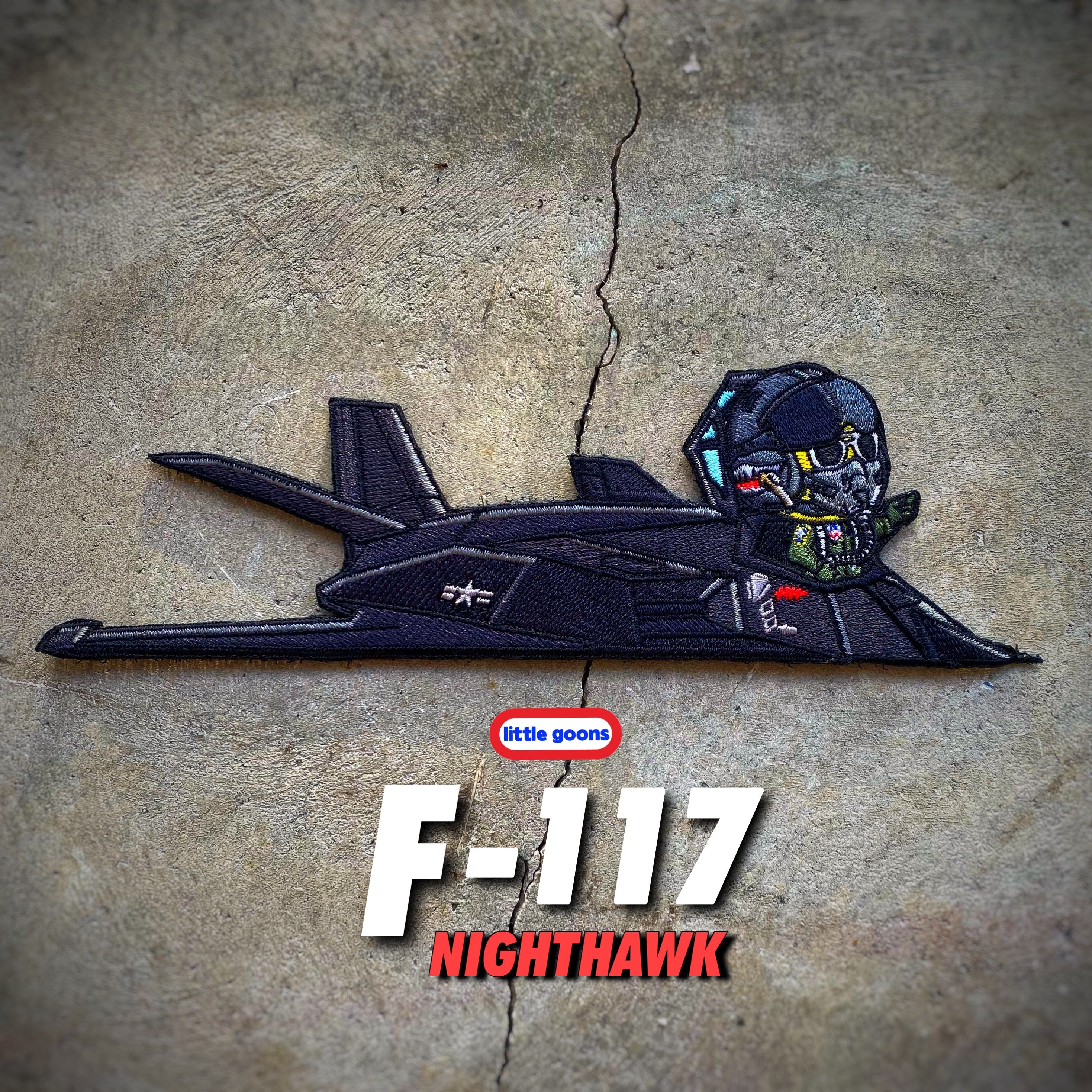 Little Goons™️ F-117 Nighthawk Jet Patch