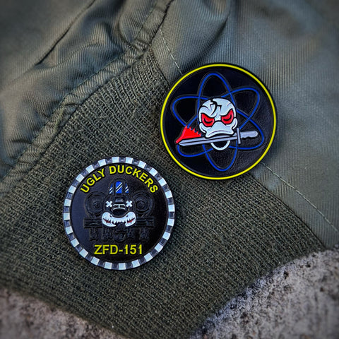 Zero Fucks Duck®️ ZFD-151 Ugly Duckers A-10 Warthog Challenge Coin