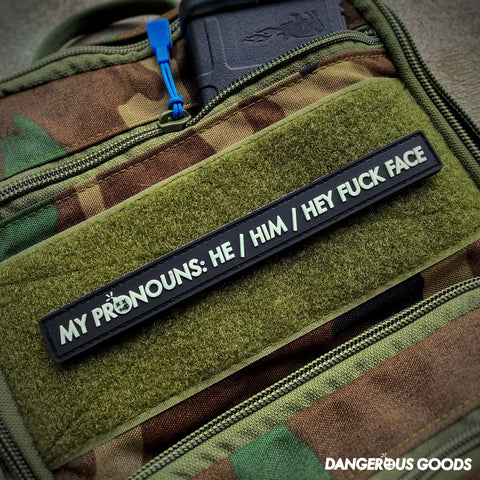 Dangerous Goods®️ “MY PRONOUNS” PVC Morale Patch