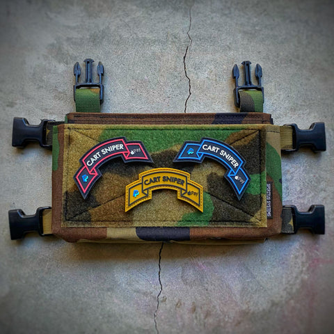 Dangerous Goods® Cart Sniper Tab 3D PVC Morale Patch