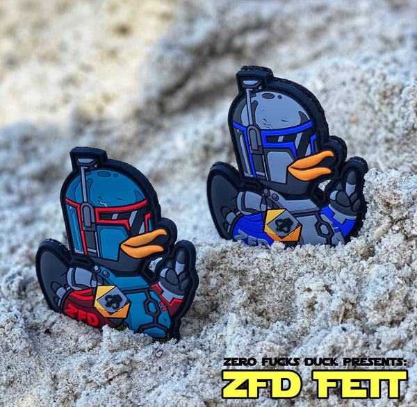 Zero Fucks Duck® ZFD Bounty Hunter PVC Morale Patch Series