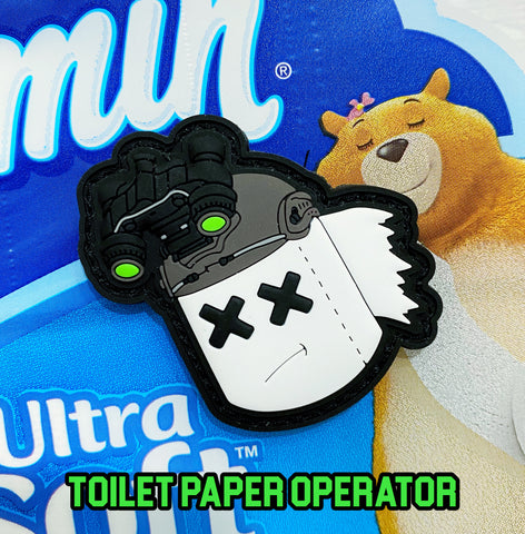 Dangerous Goods®️ Toilet Paper Operator PVC Morale Patch