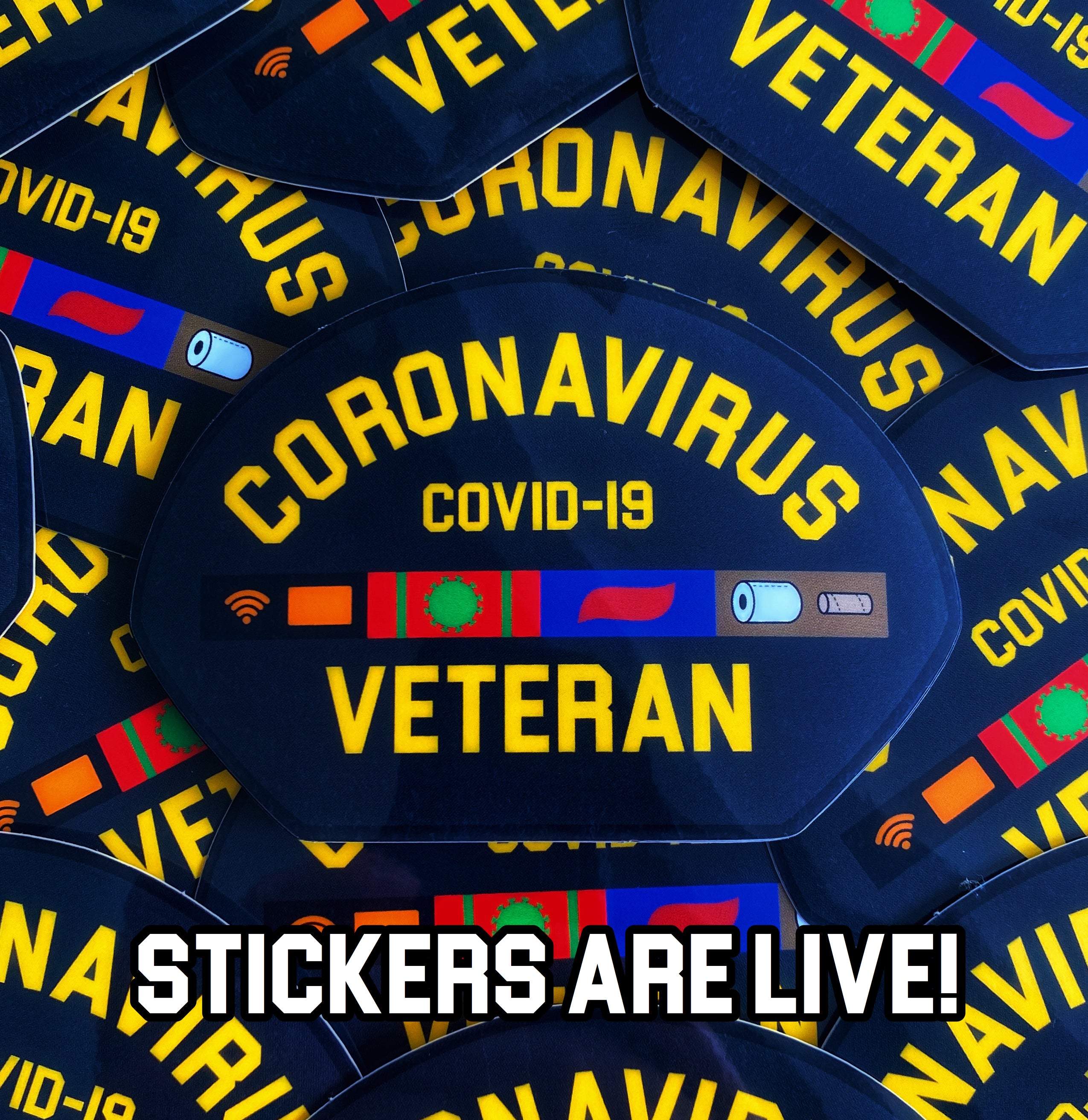 Dangerous Goods®️ Coronavirus Veteran Sticker
