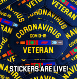 Dangerous Goods®️ Coronavirus Veteran Sticker