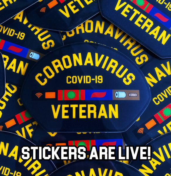 Dangerous Goods®️ Coronavirus Veteran Sticker
