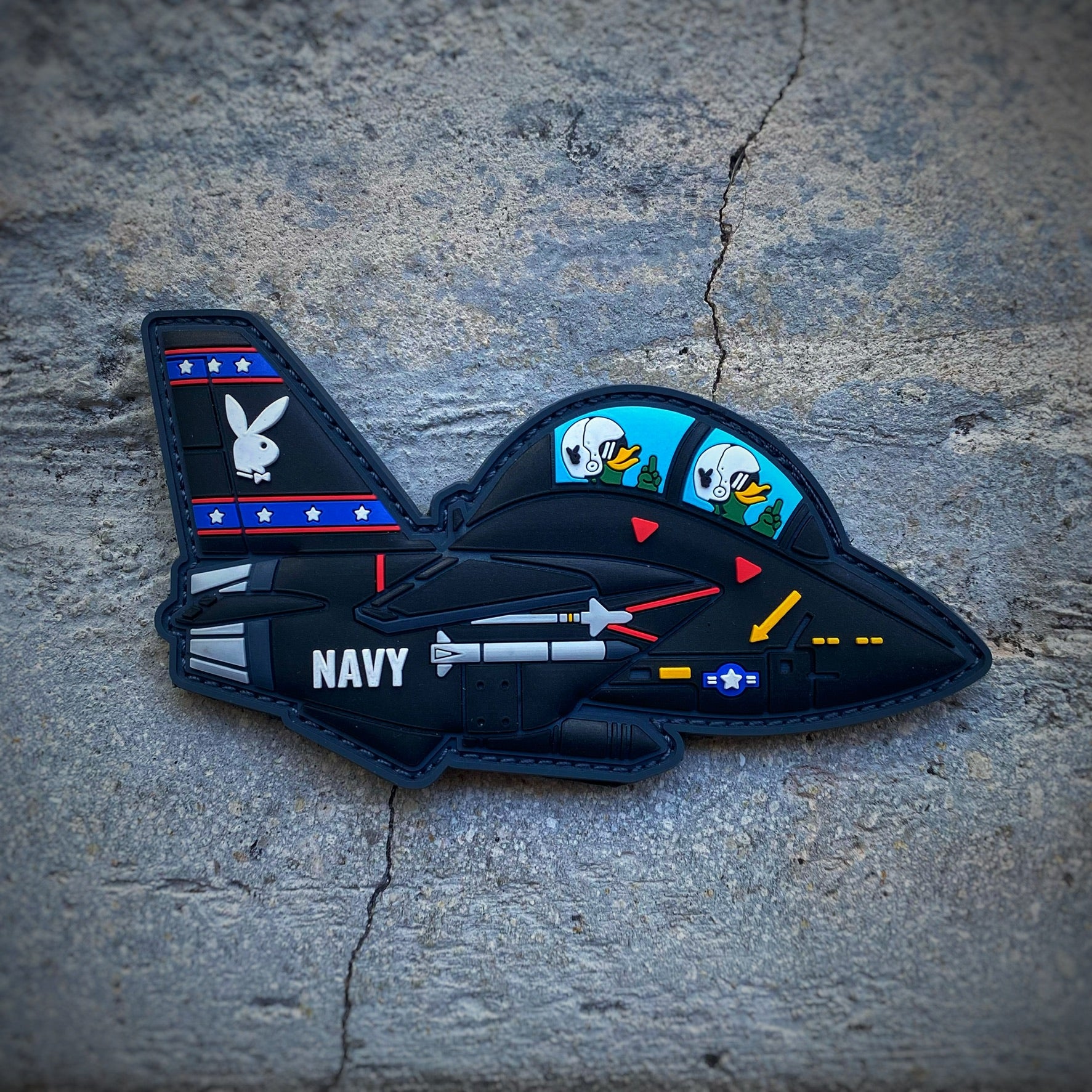 Zero Fucks Duck® VX-9 “Vampires” F-14 Tomcat PVC Morale Patch