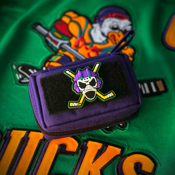 Zero Fucks Duck®️ “Skull and Bones” Goon Ducks Hockey League Mini Patch - V1