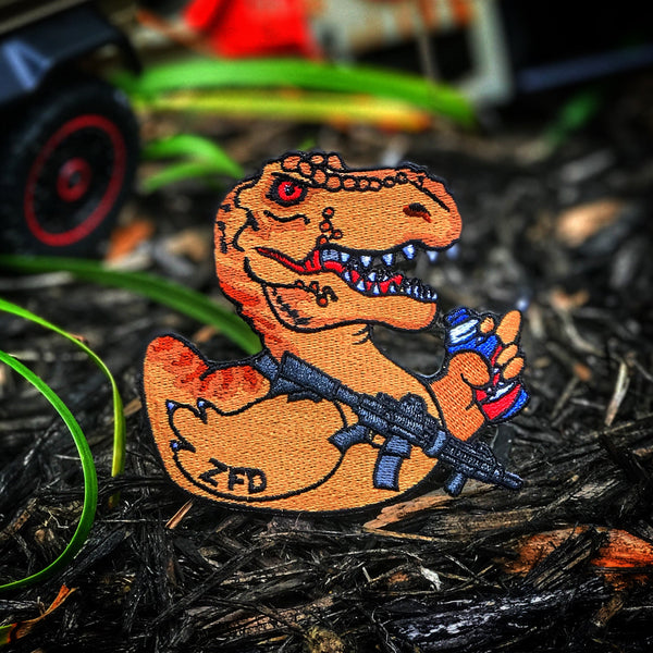 VAULT - Zero Fucks Duck Jurassic Duck T-REX Patch Series - 2 Options