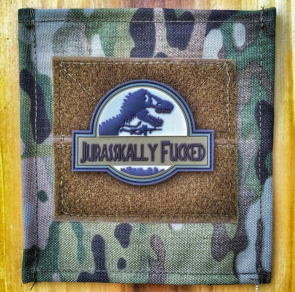 Jurassically Fucked PVC Morale Patch Series