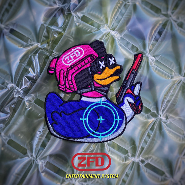 VAULT - Zero Fucks Duck® Ducktendo DUCK HUNT Morale Patch - V2 PINK