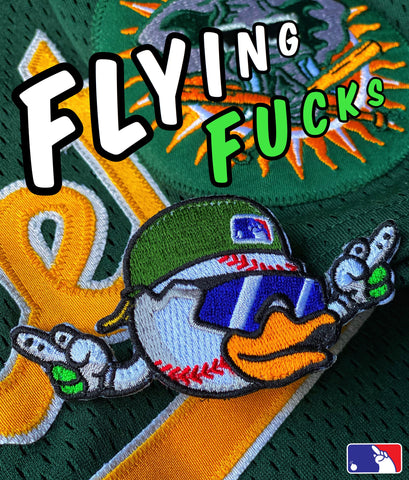 ZFD® Zero Fucks Baseball Flying Fucks Ball Morale Patch