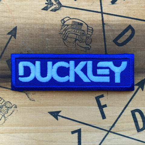 Zero Fucks Duck®️ DUCKLEY Patch - Factory Team Blue