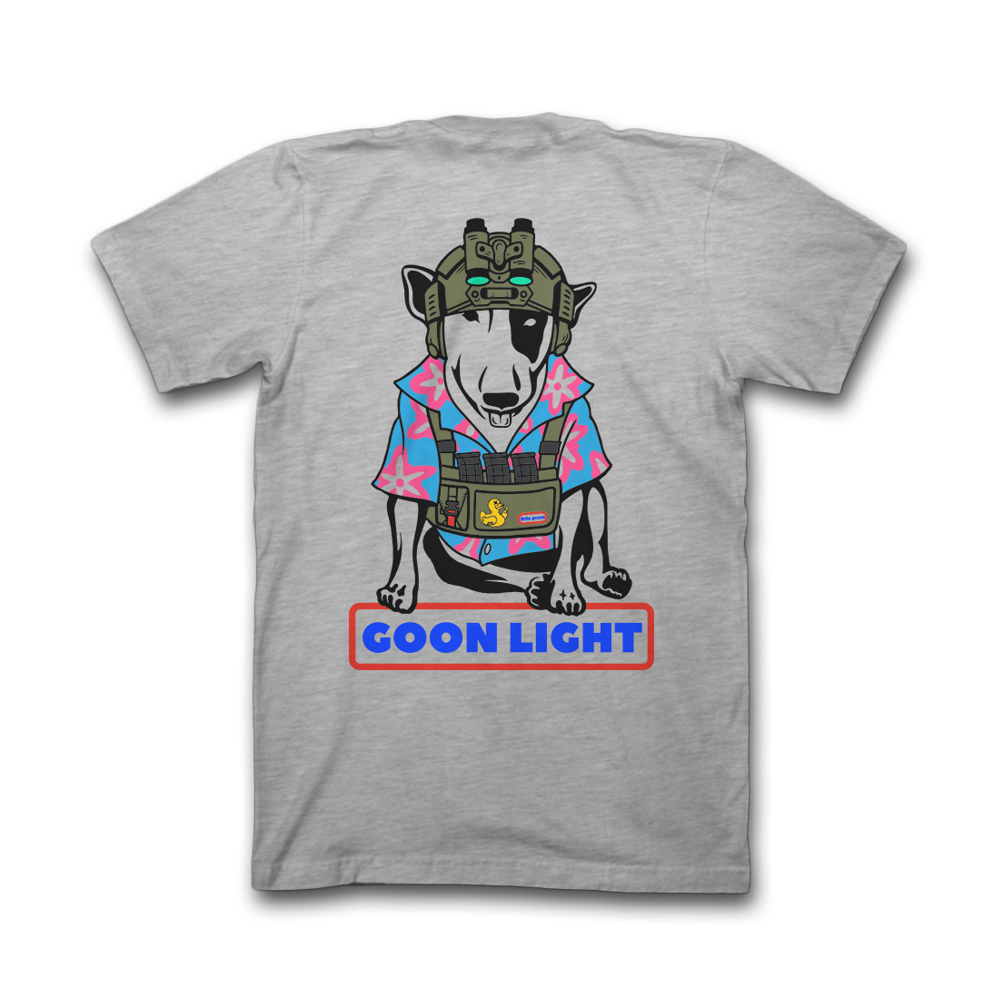 Dangerous Goods® Goon Light “Party Animal” T-Shirt : GREY