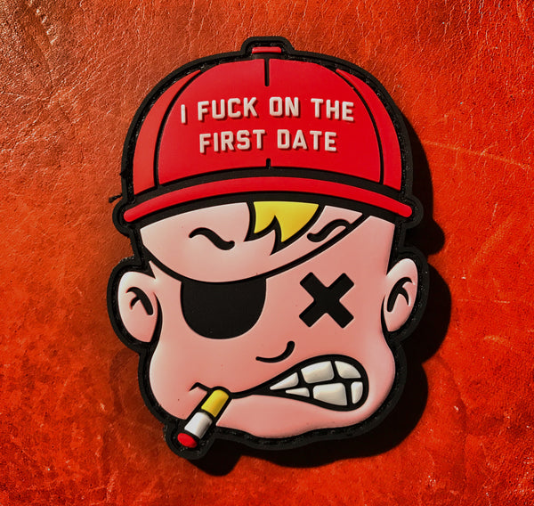 Dangerous Goods®️ Danger Joe "I Fuck On The First Date" PVC Morale Patch
