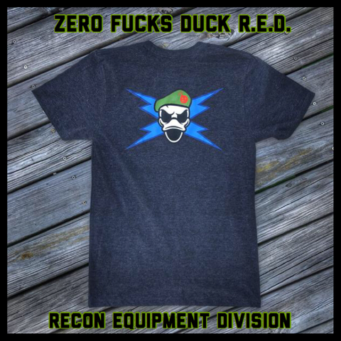 ZERO FUCKS DUCK “ZFD” 'RECON EQUIPMENT DIVISION' T-SHIRT