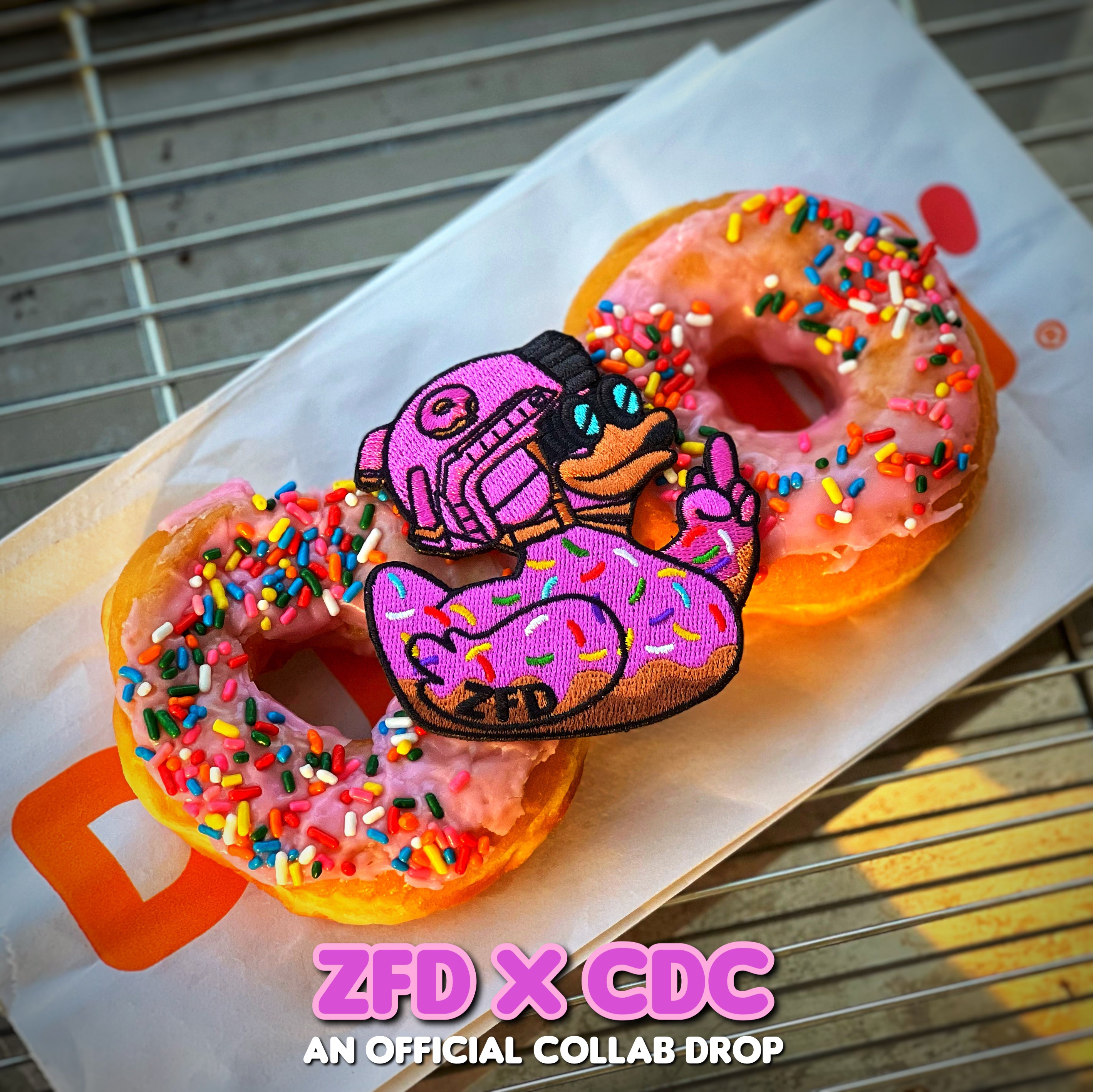 ZFD®️ x Crispy Donut Community Collab Duck Patch