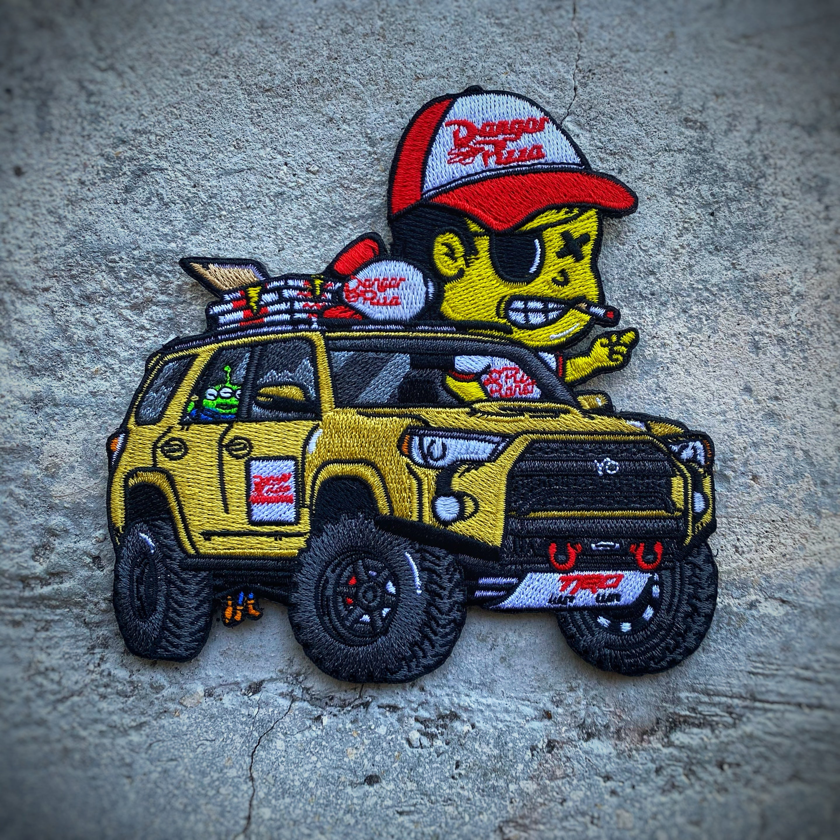 Little Goons™️ Danger Pizza Delivery Shuttle Yota 4runner Patch