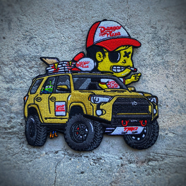 Little Goons™️ Danger Pizza Delivery Shuttle Yota 4runner Patch