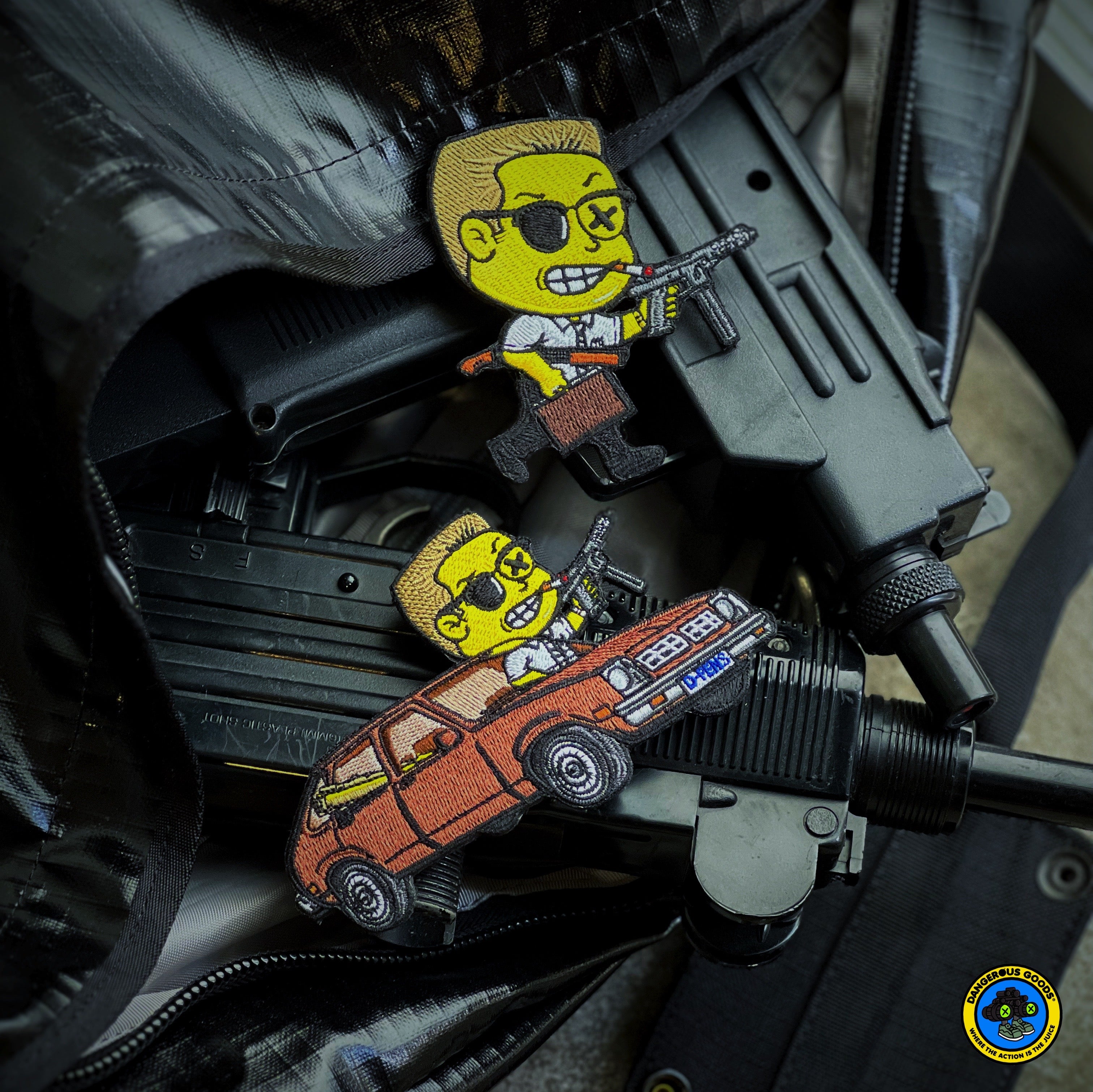 Little Goons™️ ”D-FENS” Action Figure & Chevette Patch Series