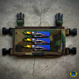 NEW Dangerous Goods Flying Tigers EDC Lighter Patch - Classified Blue