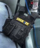 Zero Fucks Duck® Thin Blue Line Plate Carrier SHERIFF Patch - 2 Colors
