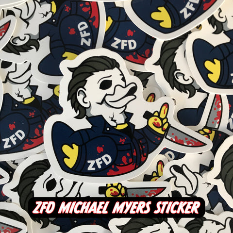 Zero Fucks Duck® ZFD Myers Sticker