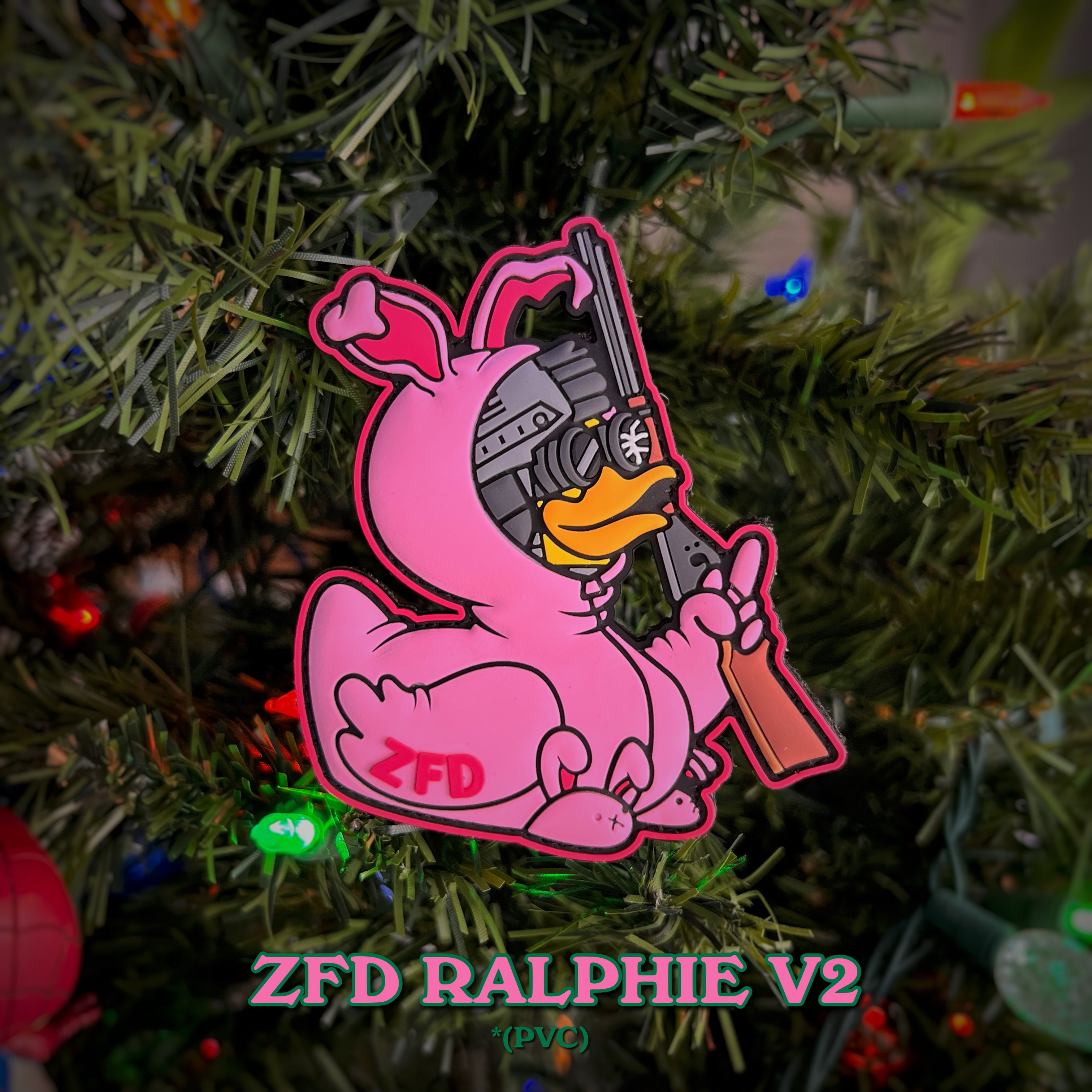 VAULT - ZFD®️ Zero Fucks Duck Ralphie V2 PVC Patch