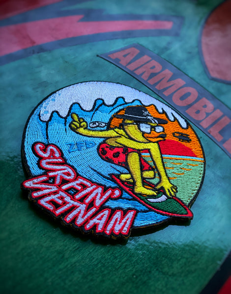 ZFD® Air Cav Surfin' Vietnam Morale Patch