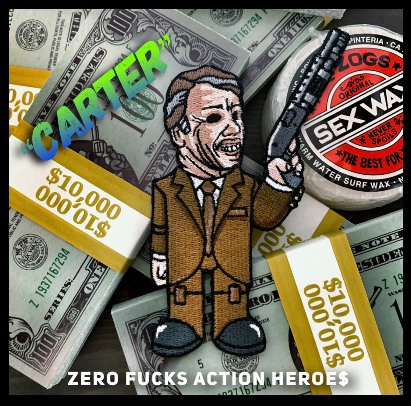 Zero Fucks Action Heroes ‘POINT BREAK’ Morale Patch Series - Carter